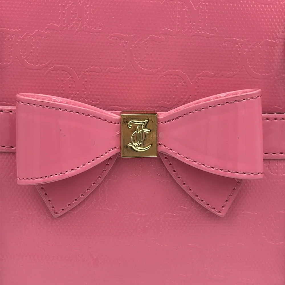 Juicy‎ Couture Pink Bow Tote & Wallet Set NWT Gold Hardware Large Bag